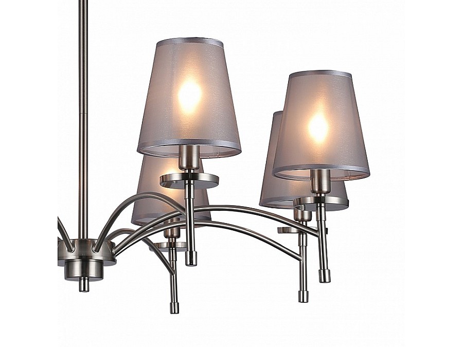 Люстра на штанге Escada Faith 694/8PL Nickel