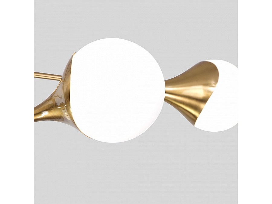 Люстра на штанге Eurosvet Calyx 60168/8 латунь