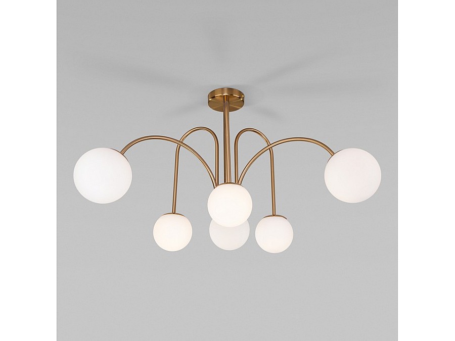 Люстра на штанге Eurosvet Alix 30177/6 латунь
