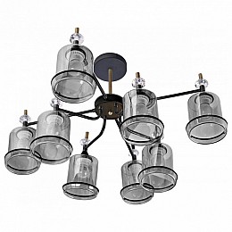 Люстра на штанге Imex MD.4890 MD.4890-8-S COFFEE+FGD