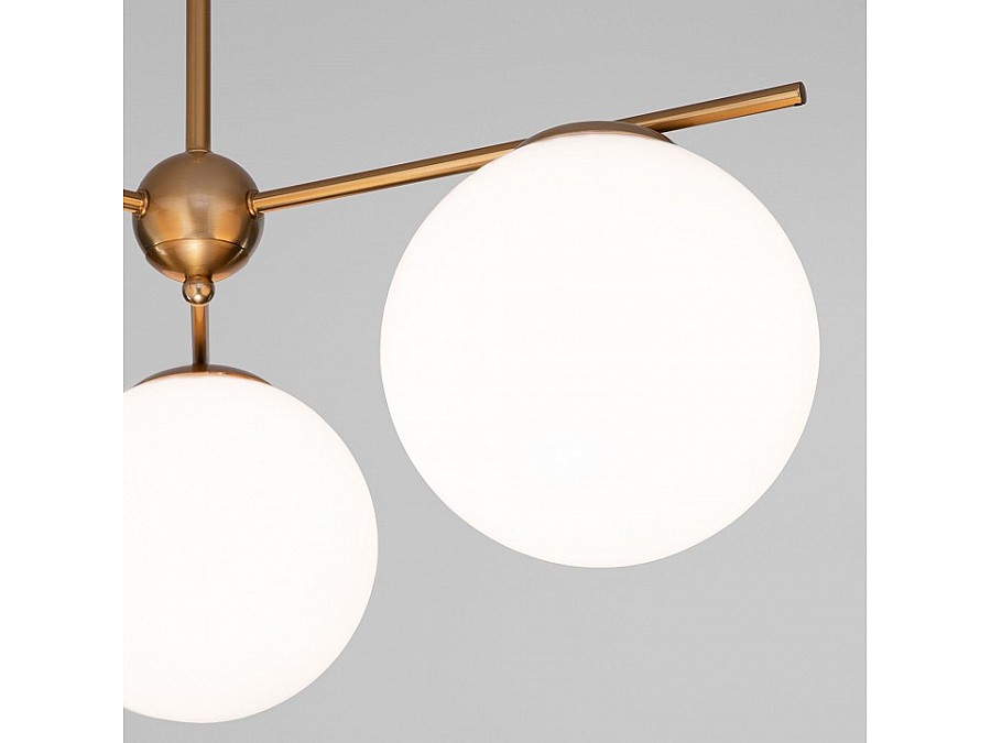 Люстра на штанге Eurosvet Marbella 60147/3 латунь