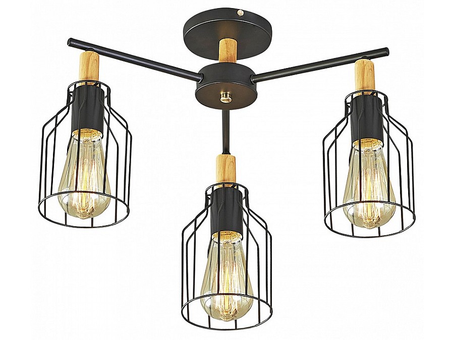 Люстра на штанге Escada Texas 469/3PL Black