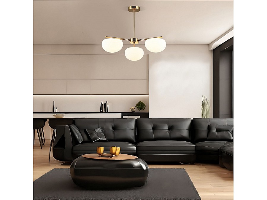 Люстра на штанге Eurosvet Like 30190/3 латунь