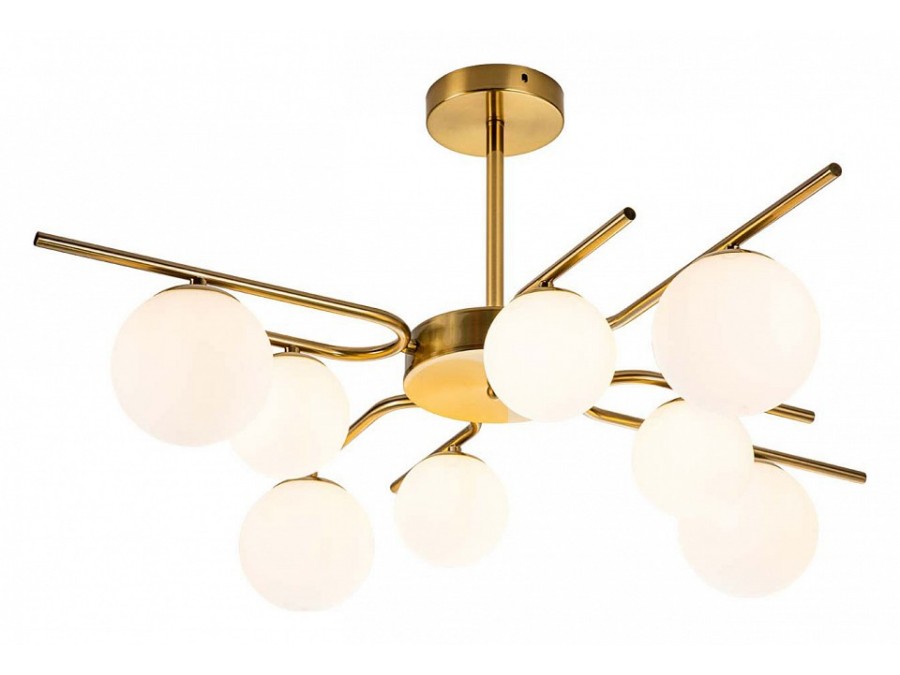 Люстра на штанге Escada Sphere 642/8P Brass