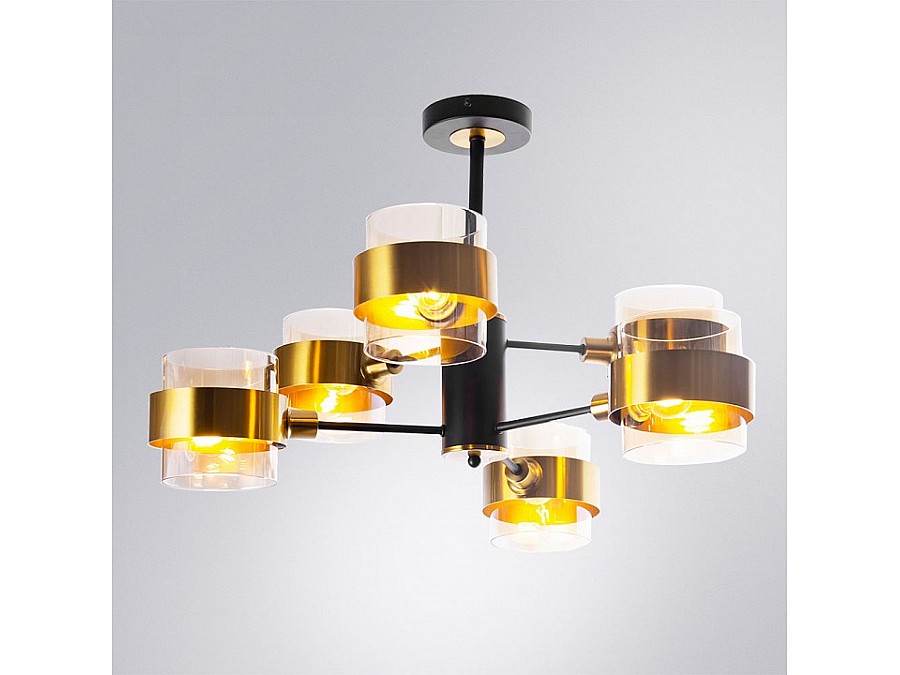 Люстра на штанге Arte Lamp Carlo A8205SP-6BK