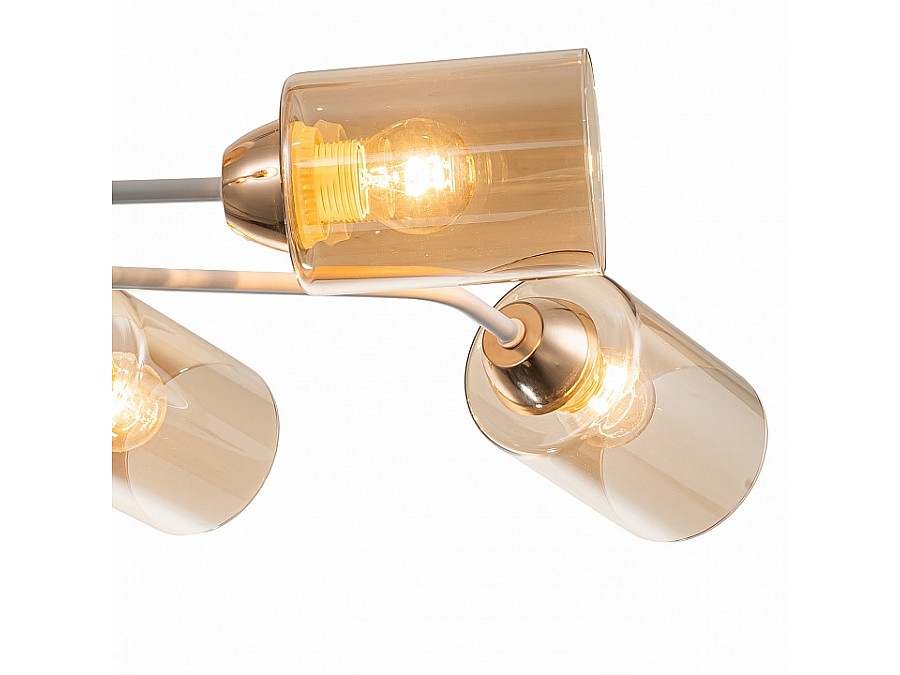 Люстра на штанге Escada Vertigo 1131/6P White/Gold