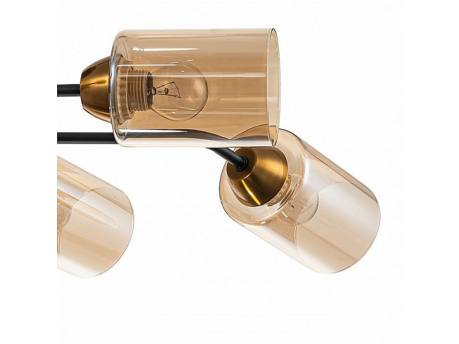 Люстра на штанге Escada Vertigo 1131/6P Black/Gold
