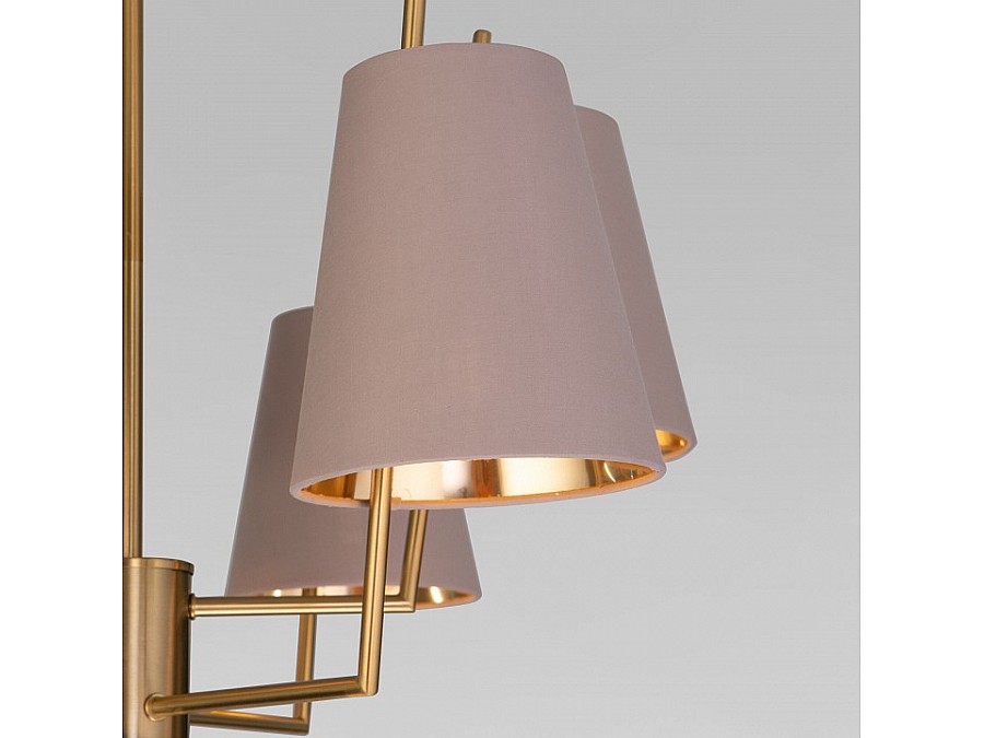 Люстра на штанге Eurosvet Topanga 60173/6 латунь