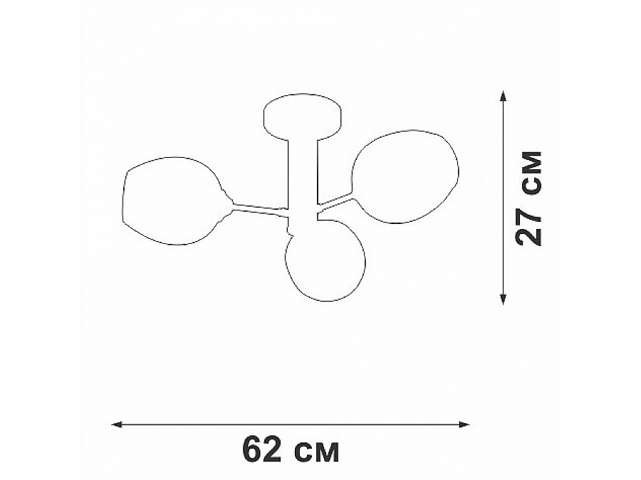 Люстра на штанге Vitaluce V39560 V39560-8/3PL
