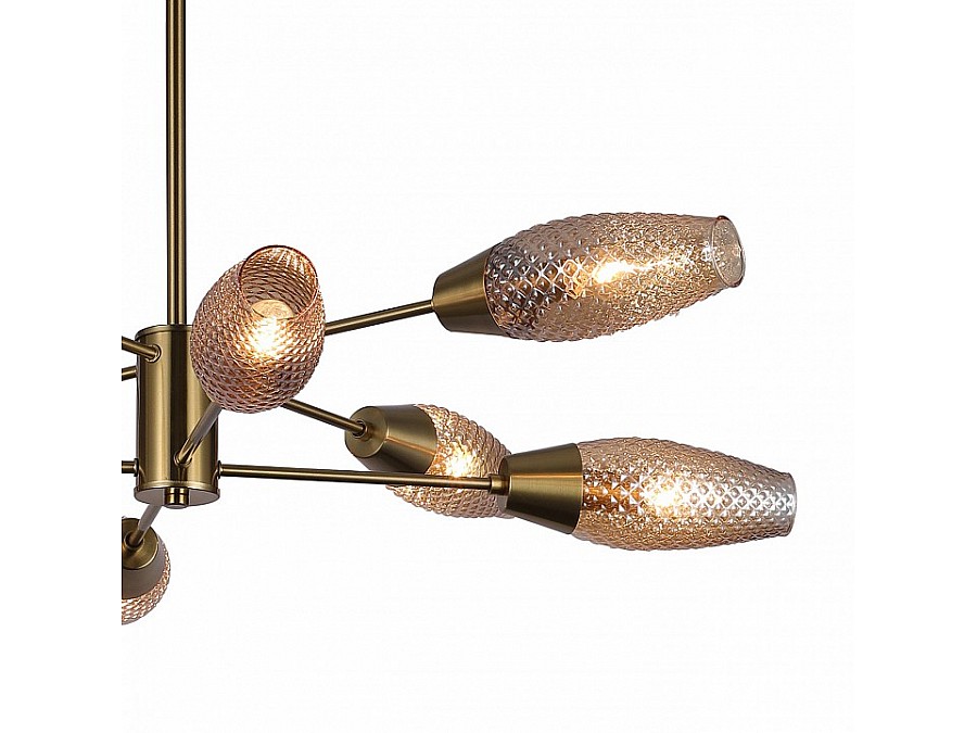 Люстра на штанге Escada Desire 10165/8PL Copper