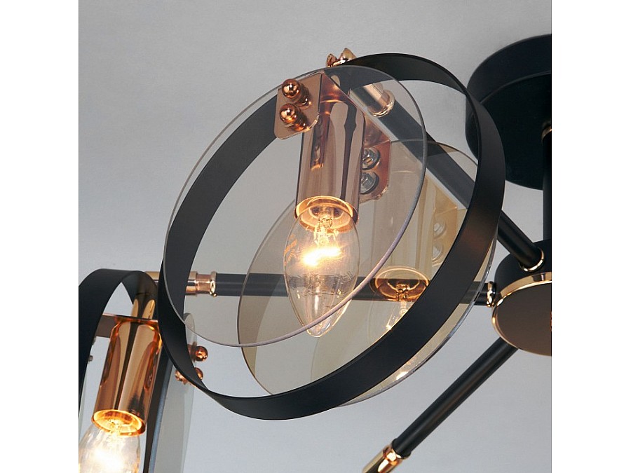 Люстра на штанге Eurosvet Gallo 70121/6 черный