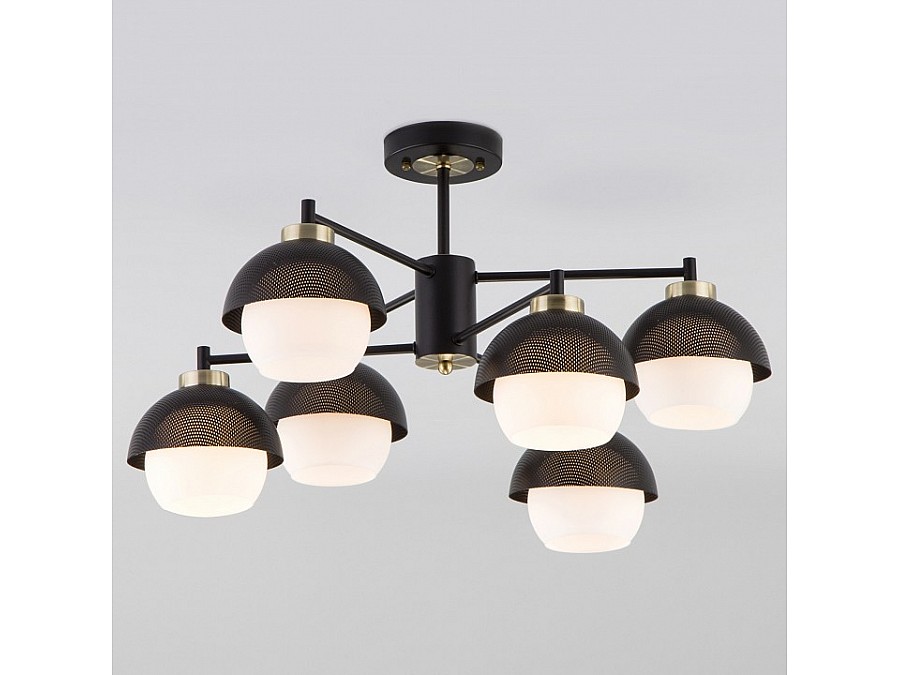 Люстра на штанге Eurosvet Nocciola 70106/6 черный