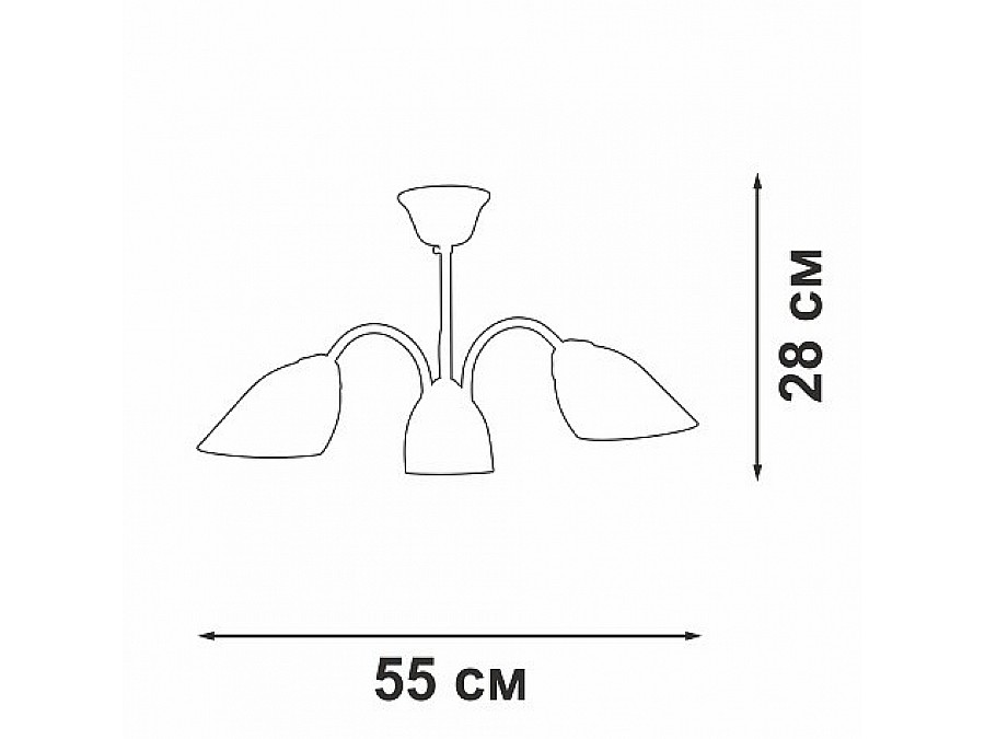 Люстра на штанге Vitaluce V3335 V3335-7/3PL