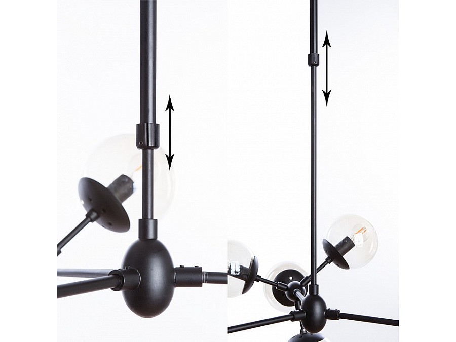 Люстра на штанге Arte Lamp 1664 A1664SP-12BK