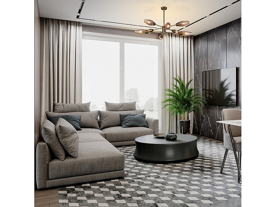 Люстра на штанге Escada Desire 10165/8PL Copper