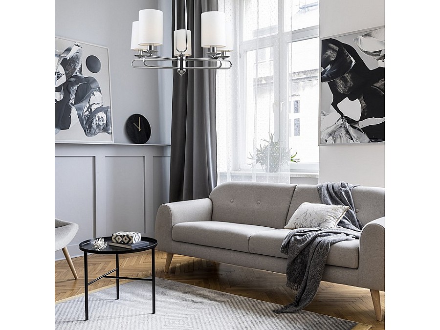 Люстра на штанге Escada Eclipse 10166/5PL Chrome