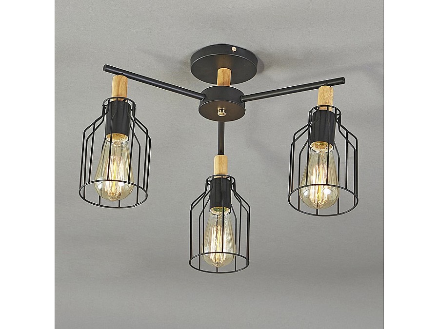 Люстра на штанге Escada Texas 469/3PL Black