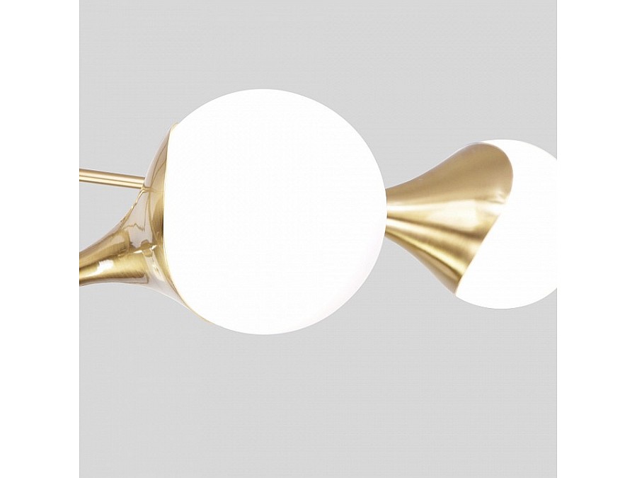 Люстра на штанге Eurosvet Calyx 60168/6 латунь