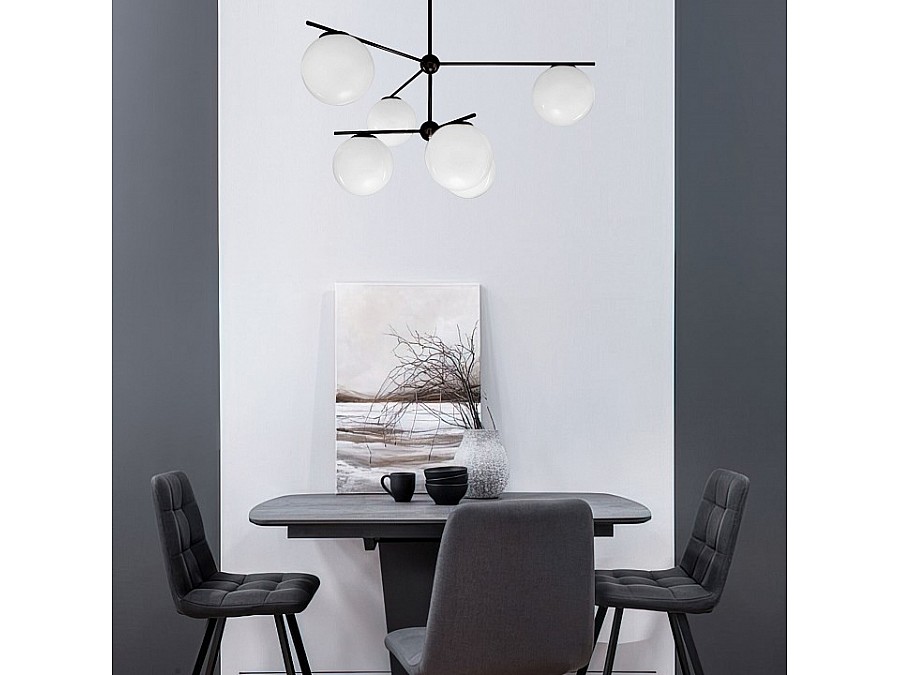 Люстра на штанге Eurosvet Marbella 60147/6 черный