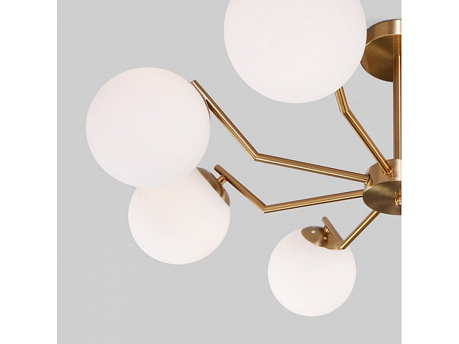 Люстра на штанге Eurosvet Frost 70154/8 латунь