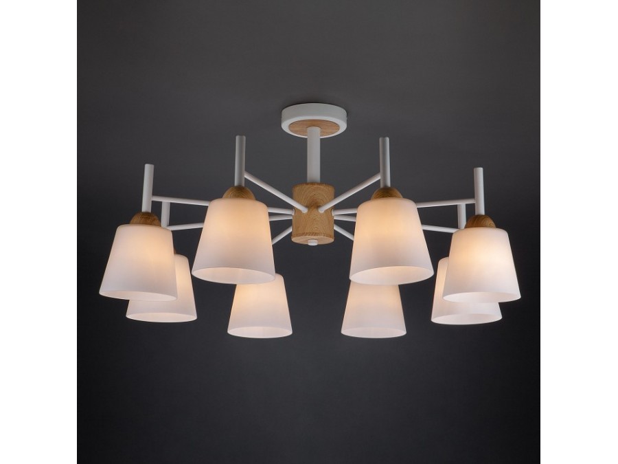 Люстра на штанге Eurosvet Fresco 70085/8 белый