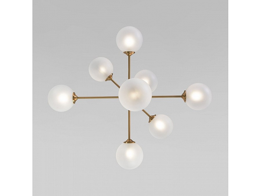 Люстра на штанге Eurosvet Volver 50383 латунь