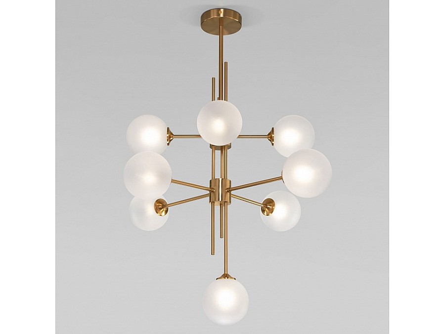 Люстра на штанге Eurosvet Volver 50383 латунь