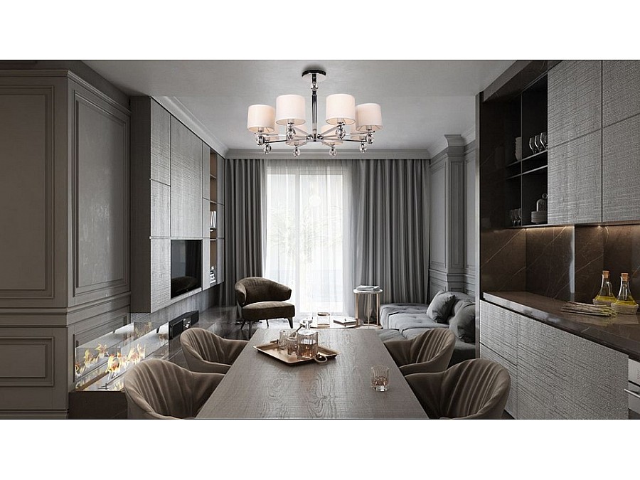 Люстра на штанге Escada Belief 667/8P