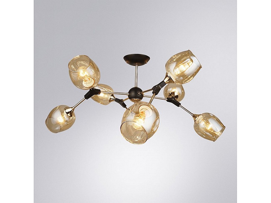 Люстра на штанге Arte Lamp Seppia A4211PL-8BK