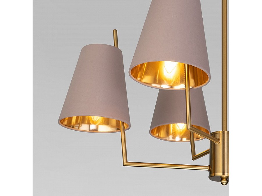 Люстра на штанге Eurosvet Topanga 60173/6 латунь