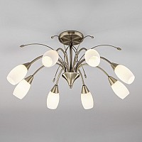 Люстра на штанге Eurosvet Ginevra 30280/8 античная бронза