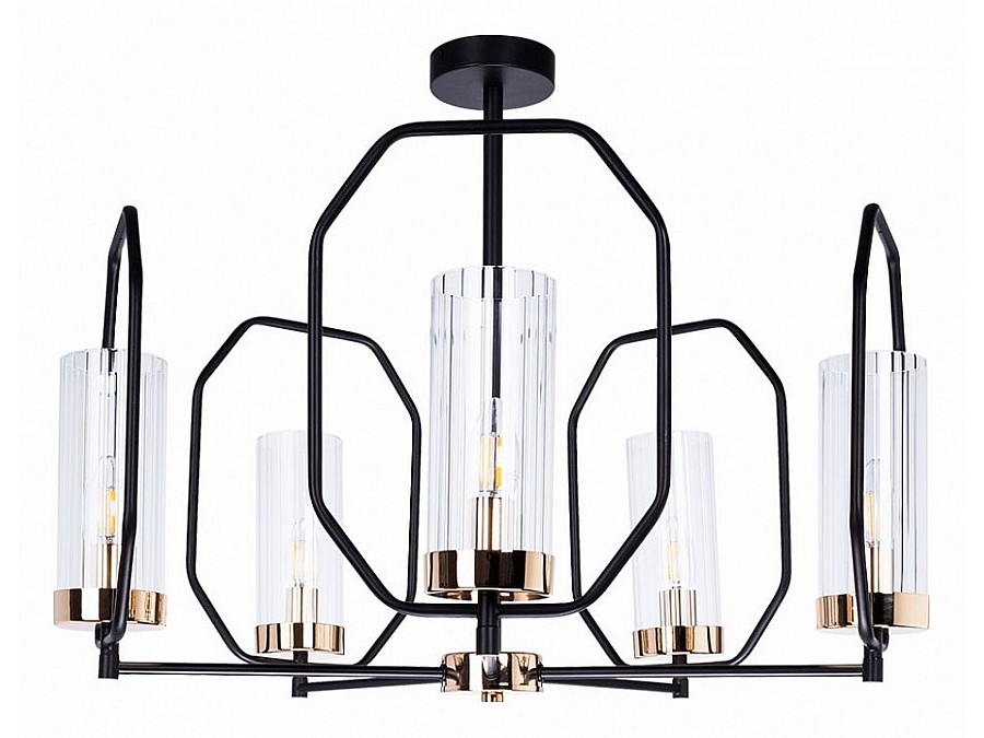 Люстра на штанге Arte Lamp Celaeno A7004PL-5BK