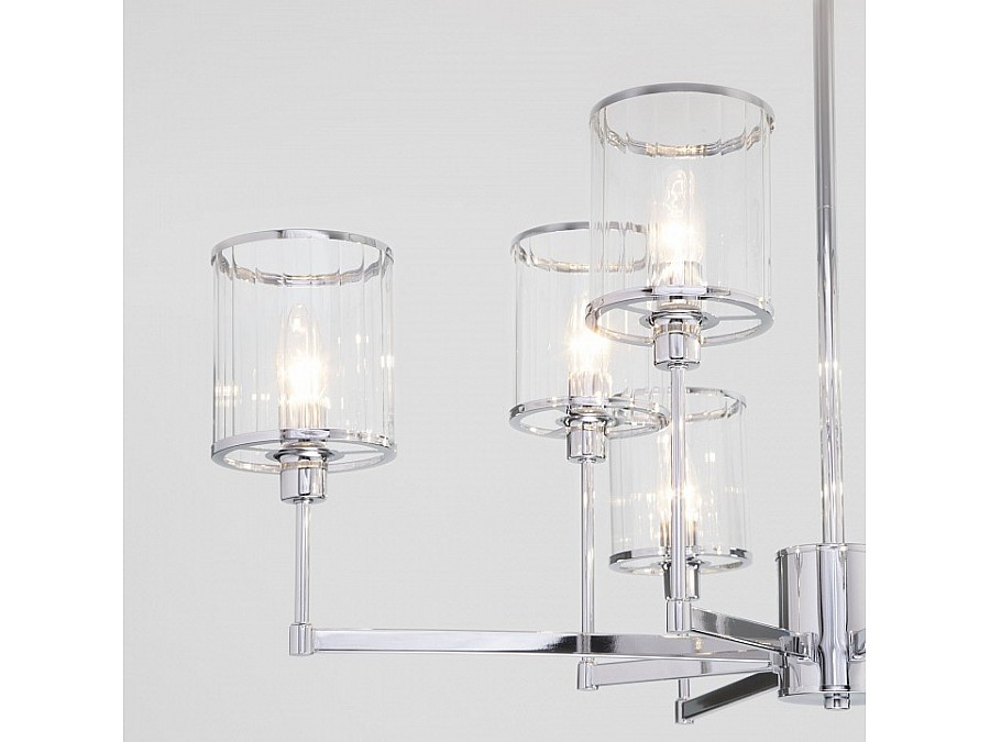 Люстра на штанге Eurosvet Inari 60144/8 хром