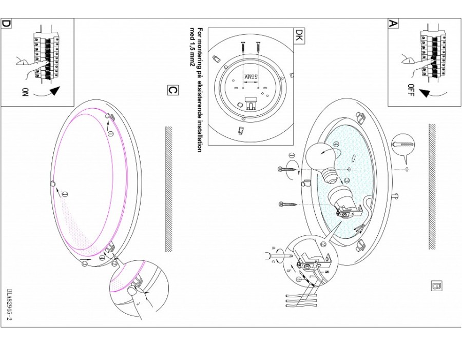 Накладной светильник Eglo Planet 1 83153