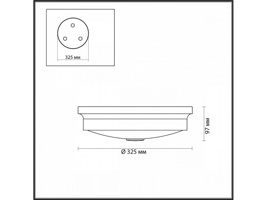 Накладной светильник Odeon Light Marsei 4824/3C