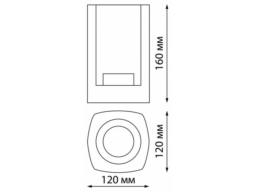 Накладной светильник Novotech Visio 370958