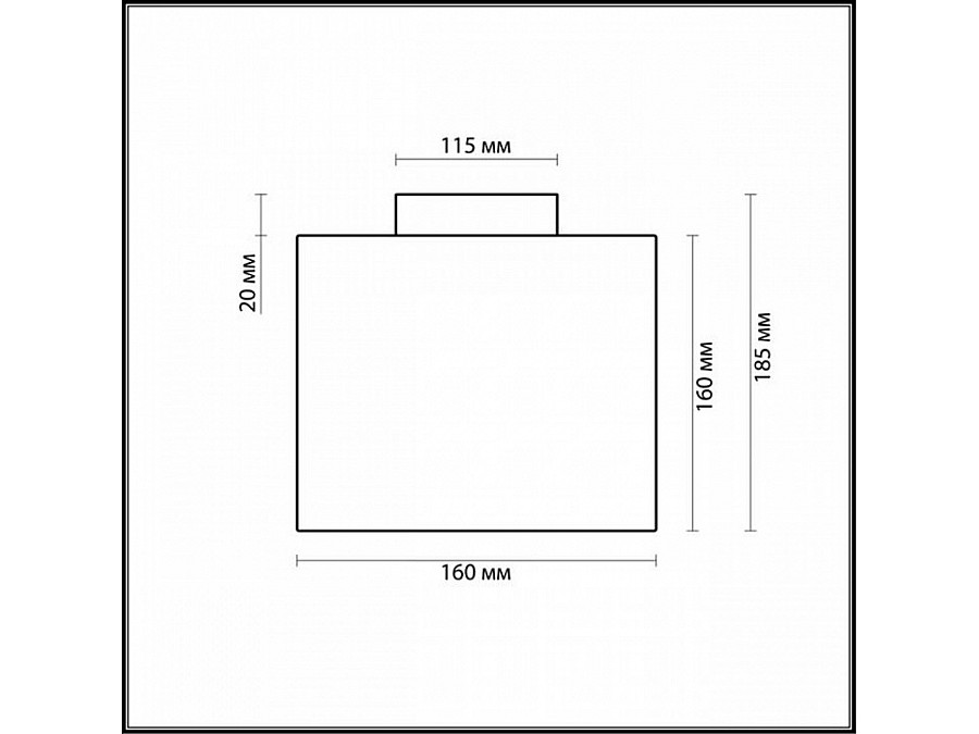 Накладной светильник Odeon Light Cross 2407/1C