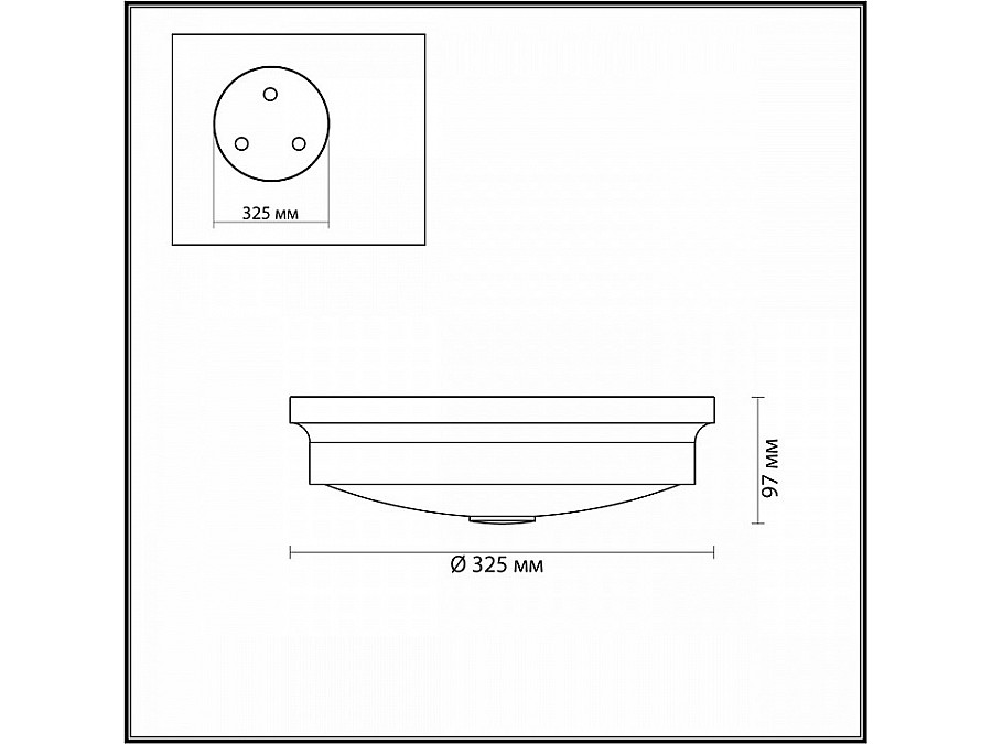 Накладной светильник Odeon Light Marsei 4825/3C