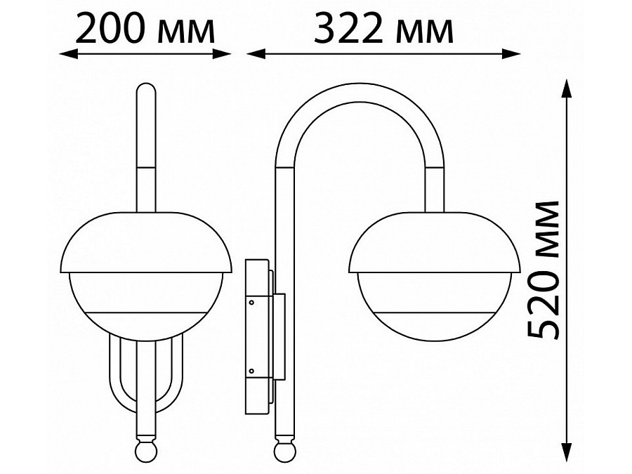 Светильник на штанге Novotech Acorn 370955