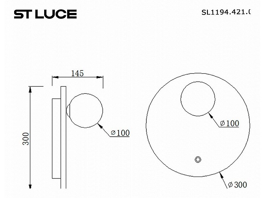 Накладной светильник ST-Luce Earthy SL1194.421.01
