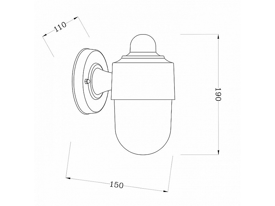 Светильник на штанге Escada 30008 30008W/01