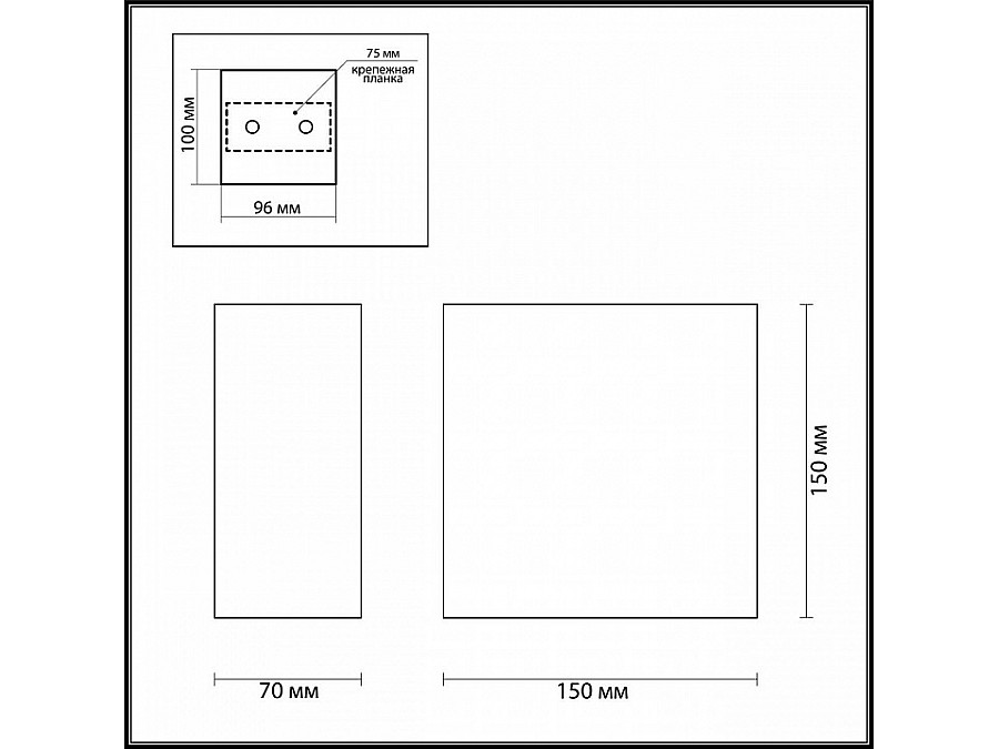 Накладной светильник Odeon Light Gips 3883/1W