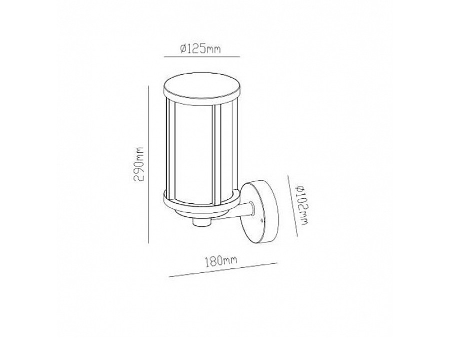 Светильник на штанге Arte Lamp Toronto A1036AL-1BK