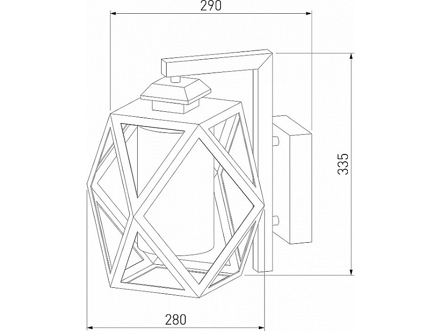 Светильник на штанге Elektrostandard Ambra 35133/D