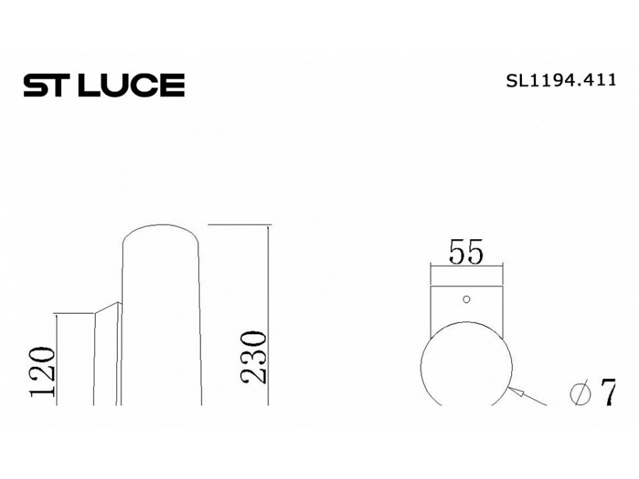 Накладной светильник ST-Luce Earthy SL1194.411.01