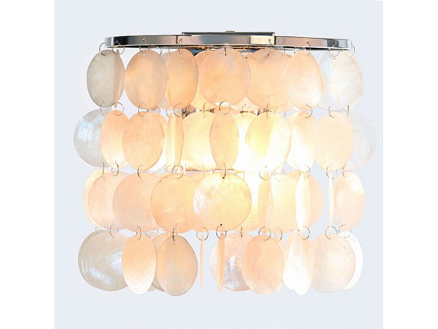 Накладной светильник Eurosvet Sandra 60084/2 хром/перламутр