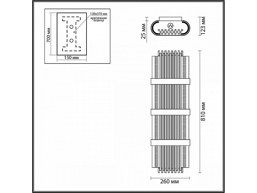 Накладной светильник Odeon Light Empire 4853/4W