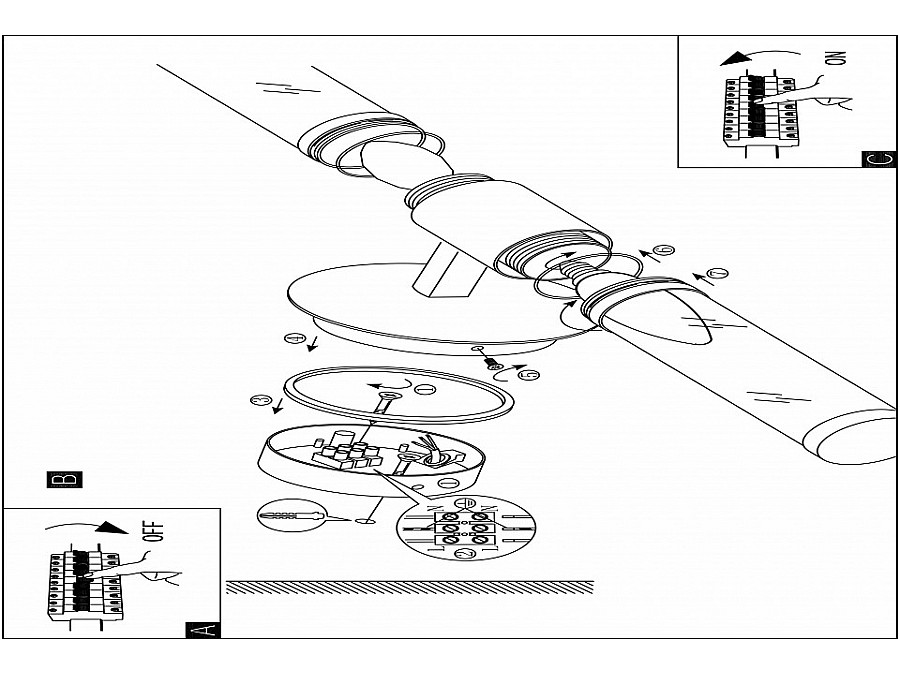 Светильник на штанге Eglo Palmera 87219
