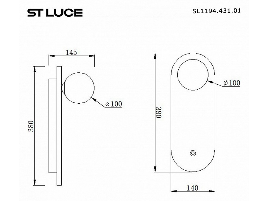 Накладной светильник ST-Luce Earthy SL1194.431.01