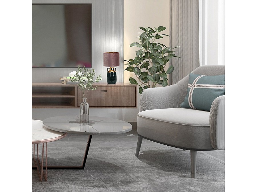 Настольная лампа декоративная Escada Athena 10201/L Black